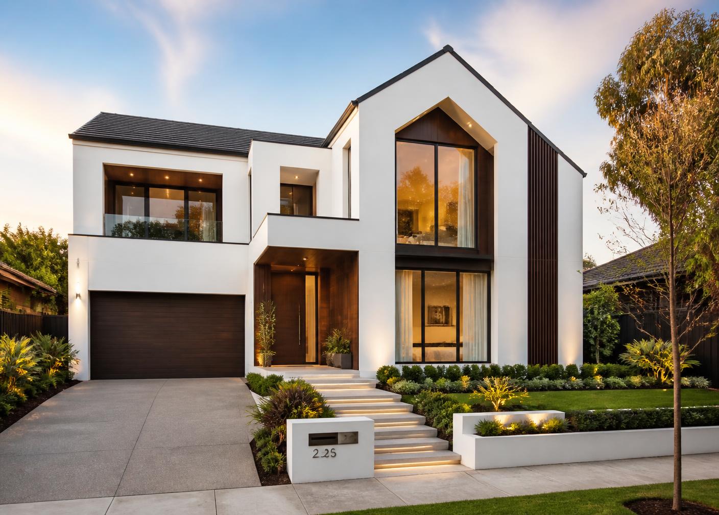 Renovated luxury home after completion